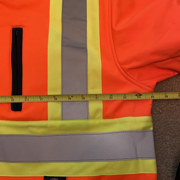 Dickies high visibility, softshell safety cross back jacket, men’s size XL - Picture 16 of 17